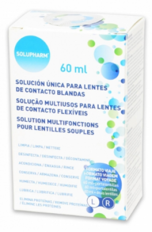 Solución única Para Lentes De Contacto Blandas Solupharm 60 Ml. - Foto 1/1