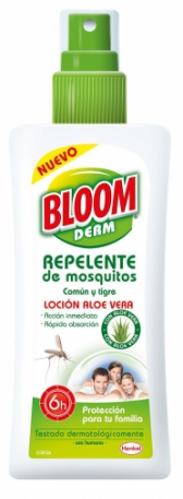 Loción Repelente De Mosquitos Común Y Tigre Bloom Derm 100 Ml. - Foto 1/1